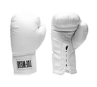 Tuf Wear Leather Laced Memorabilia Signature Autograph Full Size White Boxing Gloves, Ideal for Charity Auctions Souvenirs TW10090White