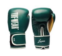 Tuf Wear Legend Leather Hook And Loop Boxing Training Workout MMA Sparring Gloves Adults, 10oz, 12oz, 14oz, 16oz, 18oz, 20oz, Green, TW31278GREEN/