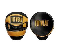 Tuf Wear Phoenix Genuine Leather Saucer Focus Mitts, Pro Speed Training Pads for Boxing & MMA