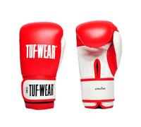 Tuf Wear Synthetic Leather PU Hook And Loop Boxing Training Workout MMA Bag Shock Absorption Safety Sparring Gloves Adults, 10oz, 12oz, 14oz, 16oz, R