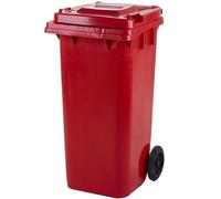 TUFF 120 Litre Wheelie Bins (Red)
