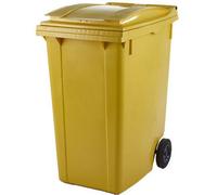 Tuff 360 Litre Wheeled Bin - Yellow
