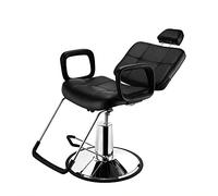 Tuff Concepts Black Adjustale Reclining Barber Chair Salon Beauty Hairdressing Chair