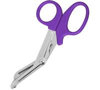 Tuff Cut Scissors Tough Shears First Aid Nurse Paramedic Emergency EMT for Nurses, Doctors, Firefighters, Paramedics (Purple, Small 5.5'')