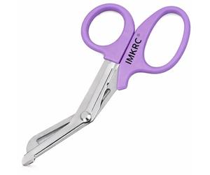 Tuff Cut Scissors Tough Shears First Aid Nurse Paramedic Emergency EMT for Nurses, Doctors, Firefighters, Paramedics (Lilac, Large 7.5'')