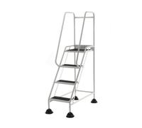 Tuff Easy Glide Steps - 4 Tread - Light Grey - Anti-Slip