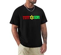 Tuff Gong Logo T-Shirt Sublime t Shirt Heavyweight t Shirts Mens Workout Shirts Black