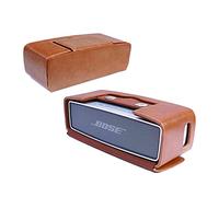 TUFF LUV Compatible with Bose Soundlink Mini 1&2 - Vintage Genuine Leather Travel Case - Brown