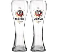 TUFF LUV Erdinger German Weissbier Beer Glasses 0.3L (300ml) CE Marked (Set of 2)