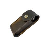 TUFF LUV Leather Belt Pouch Compatible With Victorinox, Black