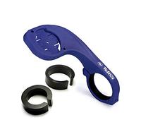 TUFF LUV Lollipop Handlebar Mount Adapter Compatible With Garmin Edge GPS Bike Computer - Dark Blue
