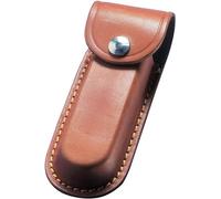 TUFF LUV Multitool Sheath - Leather Knife Holder for Folding Knives & Multitools [3-5" Handle] (Brown, Small: 3")