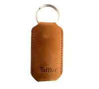 TUFF LUV Personalised Rustic Leather Case with Pocket Clip - [Compatible with Leatherman Micra/Squirt Multi-Tool ]- Brown EDC Pouch - Compact Durable Sheath for Everyday Carry