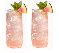 TUFF LUV Tumbler - J2O 'Spritz' - Toughened Nucleated - 15oz (43cl) [Set of 2]