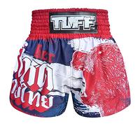 TUFF Muay Thai Boxing Shorts "Red Japanese Koi Fish", Tuf-ms635-nvb, X-Large