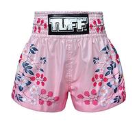 TUFF Muay Thai Shorts Boxing Trunks (TUF-MS632-PNK, S)