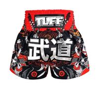 TUFF Sport Black MS660 Tora Samurai Muay Thai Shorts