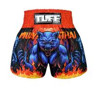 TUFF Sport Black/Orange MS683 Midnight Werewolf Muay Thai Shorts