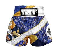 TUFF Sport Blue MS651 Majestic Crane Muay Thai Shorts