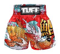 Tuff Sport MS637 Red Japanese Koi Fish Muay Thai Shorts XL