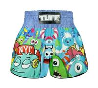 Tuff Sport Muay Thai Boxing Shorts, Retro Style, Classic Slim Fit, MMA, Kickboxing, Workout Set, Clothing, Training, S