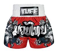 TUFF Sport Red/White MS684 Wolfpack Muay Thai Shorts