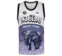 Tuff Sport Tank Top Muay Thai Boxing Vest Top Workout Shirt Sleeveless Gym Fitness Training, Tuf-tt106, L