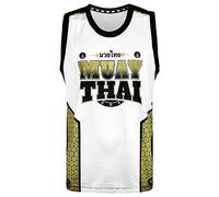 Tuff Sport Tank Top Muay Thai Boxing Vest Top Workout Shirt Sleeveless Gym Fitness Training, Tuf-tt103, XXL