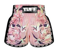 TUFF Sport Women's Unisex-Adults Kids Brown Muay Thai Shorts (S) - MSC105 Tora Mori to Kingyo