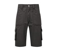 Tuff Stuff Men Heavy Duty Combat Work Summer Shorts Pro Trade Multi Pockets 822 (Black, 42" Waist)