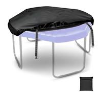 Tuff Tray Cover 100cm Waterproof Windproof Universal Fit, Elasticated Tuff Tray Accessories for Outdoor Play with 2 Buckles, Lightweight and Mould Resistant 100x100x10cm