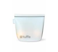 Tuffa Reusable Silicone Food Storage Bag - 1.5L, 1 Pack, Blue - Ultra Leakproof Locking Bar Seal - BPA-Free, Freezer, Microwave & Dishwasher Safe - Eco-Friendly Resealable Snack & Lunch Bag