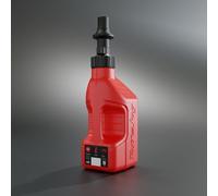 TUFFJUG TUFF JUG 1.25G/5L Red Tuff Jug with Black Ripper Cap G3, black