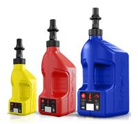 TUFFJUG TUFF JUG 2.5G/10L Red Tuff Jug with Black Ripper Cap G3, black