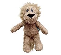 Tufflove Luxury Plush Lion Toy for Dogs, Small, Tough Dog Toy, for Small to Medium Dogs and Puppies, Brown