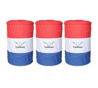 TuffRider Collapsible Barrell Set of 3- Red/White/Blue