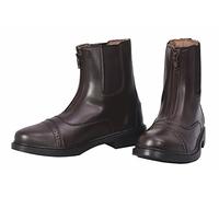 TuffRider Ladies Starter Front Zip Paddock Boots, Mocha, 8.5 UK Wide