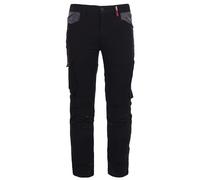 TuffStuff - Evo Flex Trousers, Black - 36" Waist, Regular 30" Length - Slim Fit, 4-Way Stretch & Part Elasticated Waist - with Reinforced Kneepad Pockets, Cargo & Rule Pocket - Heavy Duty Workwear