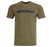 TuffStuff - Logo T-Shirt - Size Medium, Olive - 100% Cotton, 180gsm - with Flexible Stretch Fabric & Reinforced Seams - Durable & Stylish - Made for Everyday Wear - Ideal for Work
