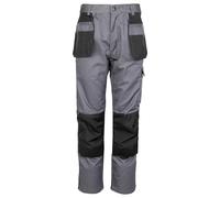 TuffStuff Men 710 Excel Contrast Work Trousers, Grey, 36W UK