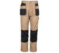 TuffStuff Men's 710 Excel Contrast Work Trousers, Stone, 28L