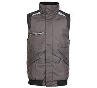TuffStuff - Pro Work Bodywarmer - Large - Grey Body Warmer - Windproof Bodywarmer Jacket - Mens Work Coat - Site Workwear - Bodywarmers for Men