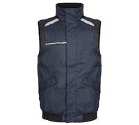 TuffStuff - Pro Work Bodywarmer - Large - Navy Body Warmer - Windproof Bodywarmer Jacket - Mens Work Coat - Site Workwear - Bodywarmers for Men