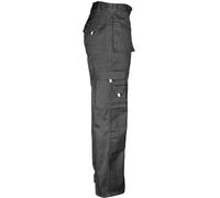 TuffStuff Professional Work Trouser for Mens Heavy Duty Inner Leg 30 Inch Regular (30, Black)