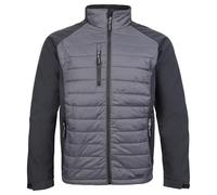 TuffStuff - Snape Jacket - Medium - Grey Jacket - Comfortable & Durable - Winter Jackets for Men - Softshell Jacket - Features Zipped Pockets & Adjustable Cuffs - Ideal for Work
