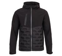 TuffStuff - Stratford Softshell Jacket - Black - Lightweight, Waterproof & Breathable - Windproof Outdoor Coat with Waterproof Zips & Adjustable Hood - Durable Outdoor Workwear