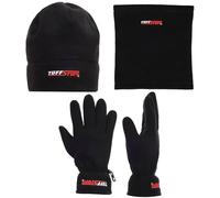 TuffStuff - Winter Bundle - 3 Piece Microfleece Essentials Set with Hat, Neckwarmer & Gloves - Warm & Stylish Cold-Weather Gifts for Men - Ideal for Trade Professionals & Outdoor Use