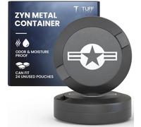 TuffTynz Premium Aluminum Organizer with Dual Compartment Design | Water-Resistant with Secure Seal, Compact and Pocket-Friendly Modern Design | Pouch Container for Storage with Pouch Tin