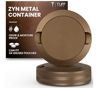 TuffTynz - Premium Zyn Metal Can | Zyn Holder | Metal Zyn Container | Moisture & Odor Proof Container | Aluminum Zyn Can & Organizer | Dip Can | Zyn Tin | Zyn Gifts for Men | Plain, Copper