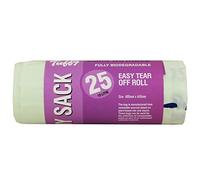 Tuffy Compostable 10L Caddy Sacks│Biodegradable Food Waste Liner Kitchen Bags